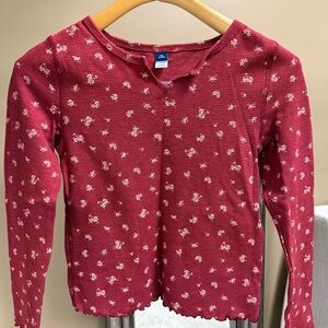 Old Navy Kids Long Sleeve Tee Girls Size 14